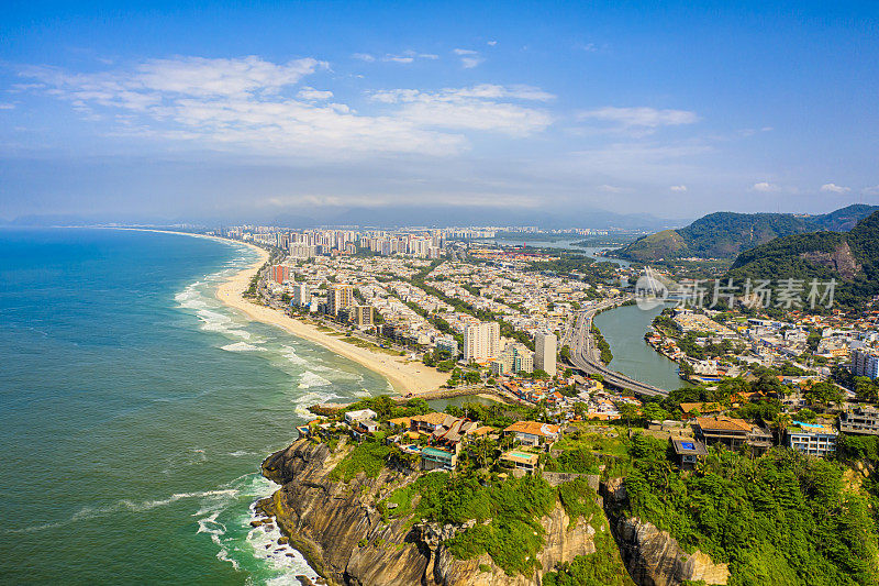 Barra da Tijuca海滩，里约热内卢，巴西